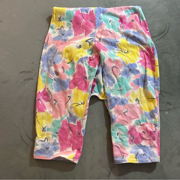 DANSKIN floral unitard YOUTH L (12-14) - Picture 8 of 8